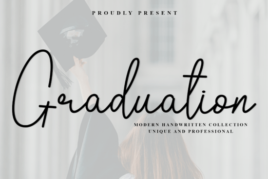 Graduation Font